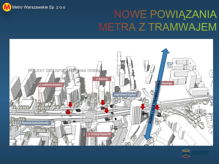 miastotworcza rola metra na przykladzie metra warszawskiego 14