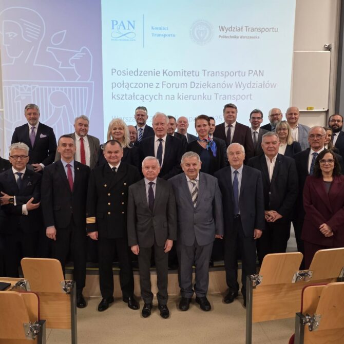 Plenarne posiedzenie Komitetu Transportu PAN na Wydziale Transportu PW